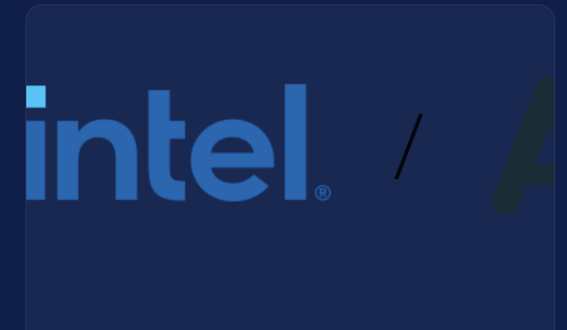 Intel and AXIZ branded graphic for the Intel Ignite programme in March 2025